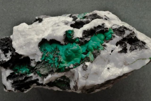 Mineral photo of Pseudomalachite from locality Lubietová, Slovakia