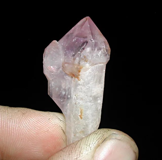 Mineral photo of Quartz (var. amethyst) from locality Nové Veselí, Czech Republic