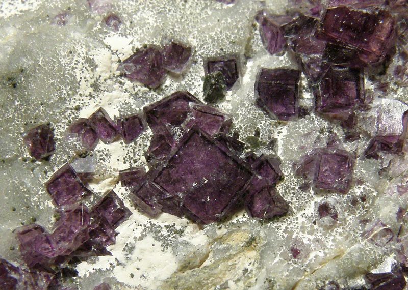Mineral photo of Fluorite from locality Běstvina, Czech Republic