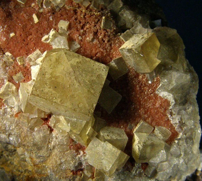 Mineral photo of Fluorite from locality Moldava, Czech Republic
