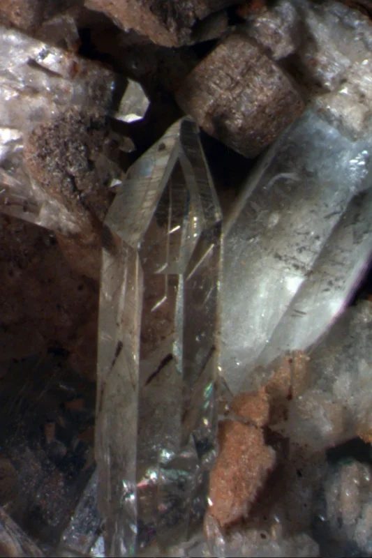 Quartz (var. rock crystal)