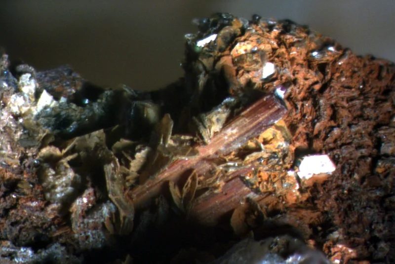 Mineral photo of Rutile from locality Saurussel, Austria