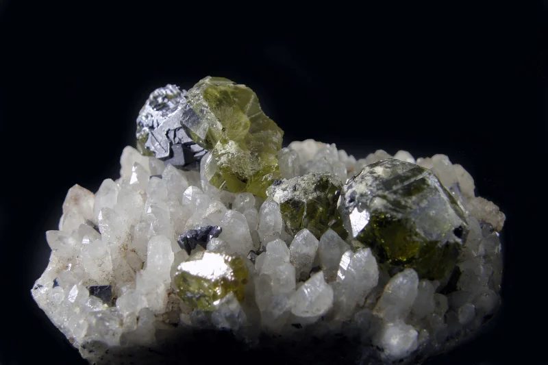 Galena, Quartz, Sphalerite