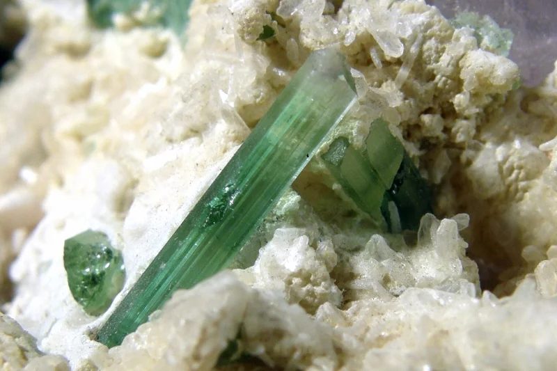 Mineral photo of Elbaite from locality Kunar, Afghanistan