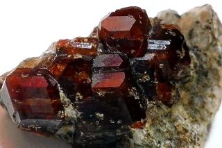 Mineral photo of Grossular (var. hessonite) from locality Moravské Bránice, Czech Republic