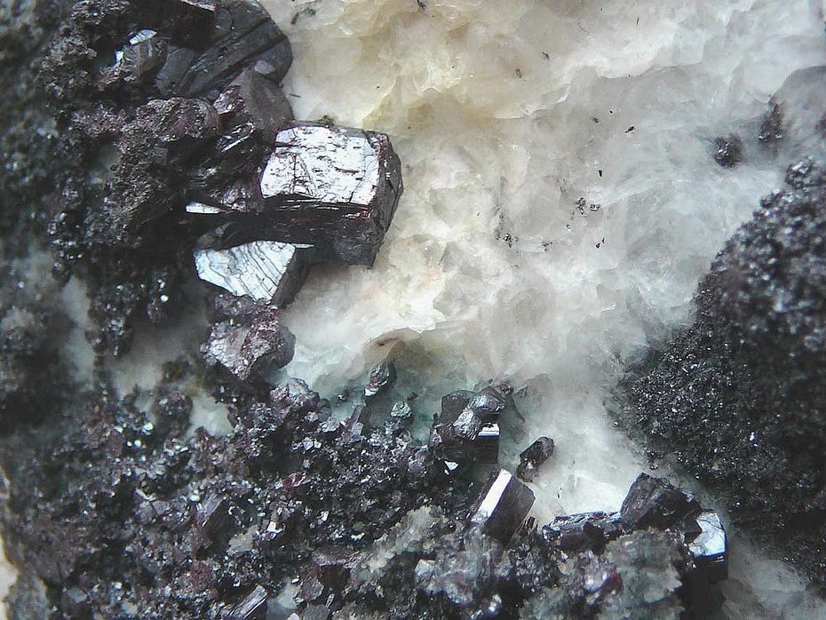 Mineral photo of Pyragyrite from locality Příbram - Březové Hory, Czech Republic