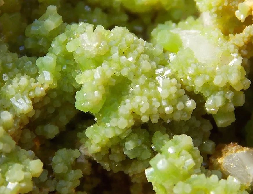 Mineral photo of Pyromorphite from locality Příbram, Czech Republic