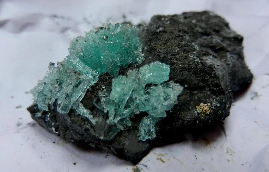 Arsenopyrite, Melanterite, Pyrite