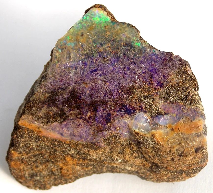 Mineral photo of Opal (var. precious) from locality Dubník, Slovakia