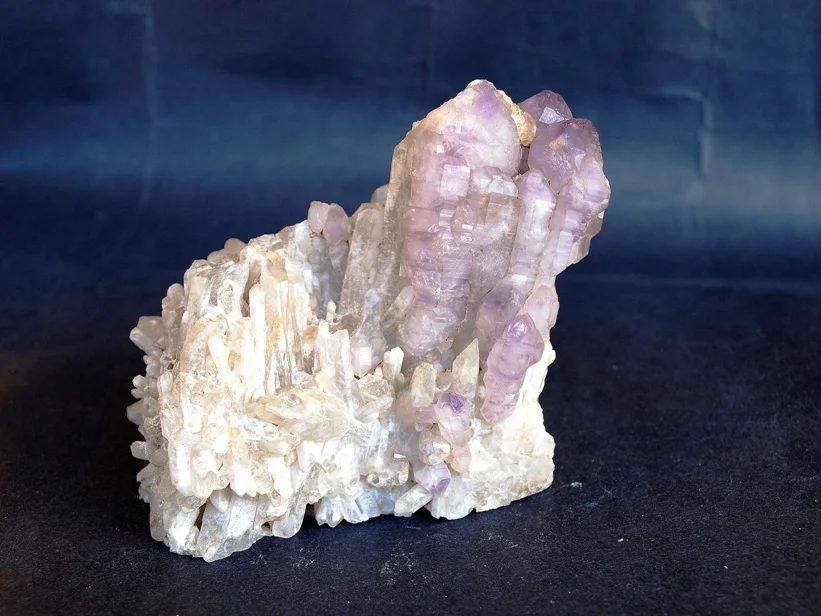Mineral photo of Quartz, Quartz (var. amethyst) from locality Nové Veselí, Czech Republic
