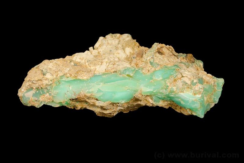 Quartz (var. chrysoprase)