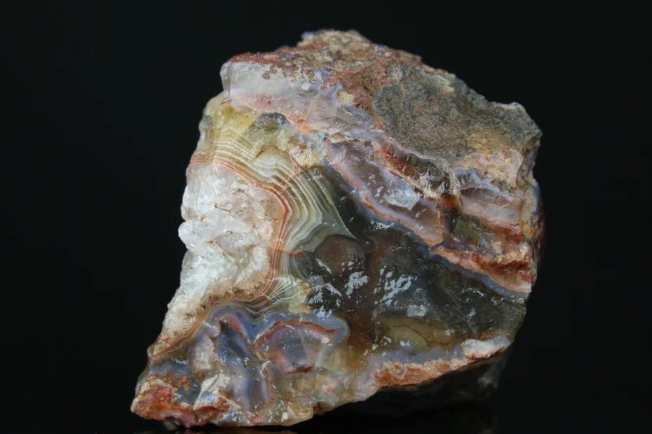 Mineral photo of Agate from locality Železnice, Czech Republic