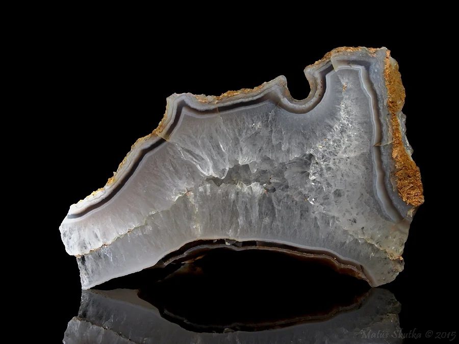 Mineral photo of Agate from locality Kuzmice, Slovakia