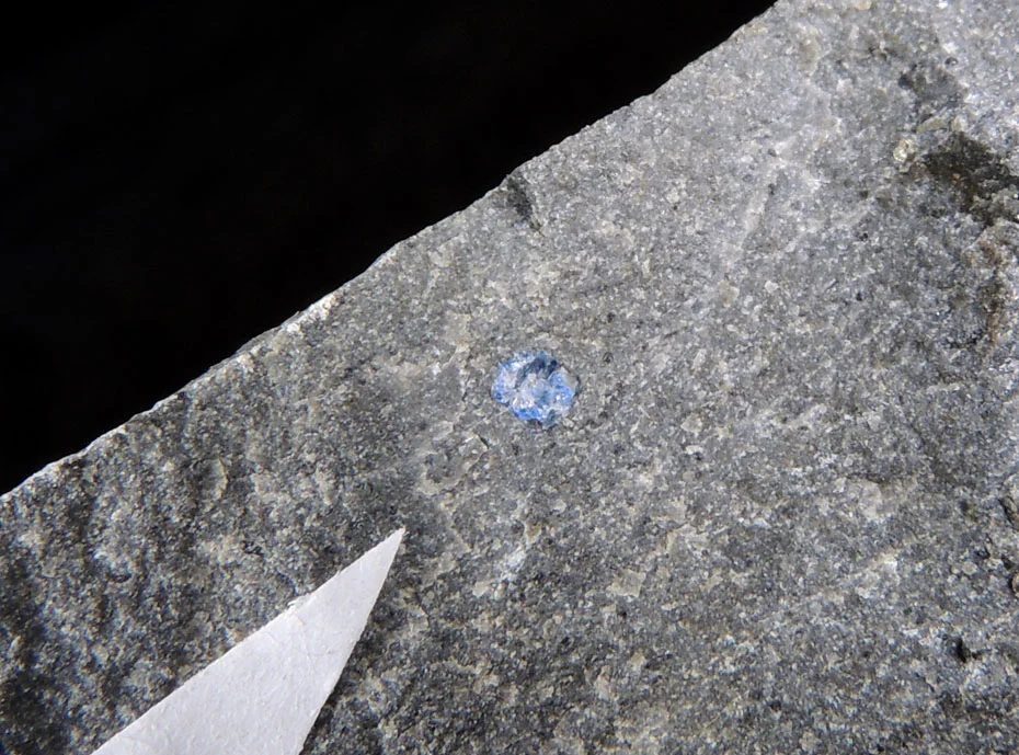 Mineral photo of Haüyne from locality Lukov, Czech Republic