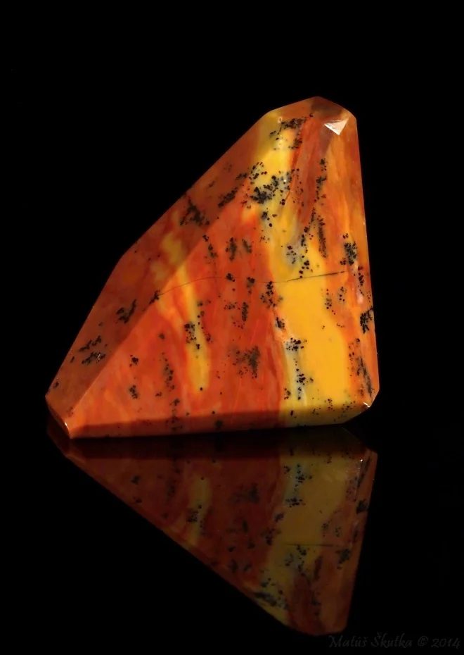 Mineral photo of Opal from locality Slánske vrchy - Herľany, Slovakia