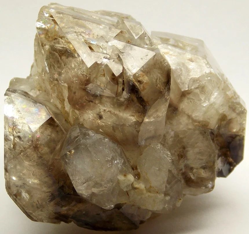 Mineral photo of Quartz (var. smoky) from locality Dražice, Czech Republic