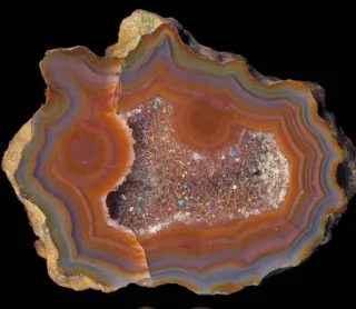 Mineral photo of Agate from locality San Rafael, Argentina