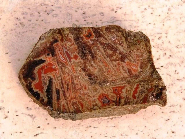 Mineral photo of Agate from locality Horní Halže, Czech Republic