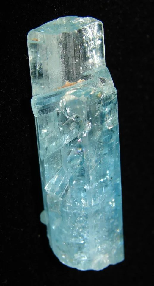 Mineral photo of Beryl (var. aquamarine) from locality Hutag Ull Ord, Mongolia