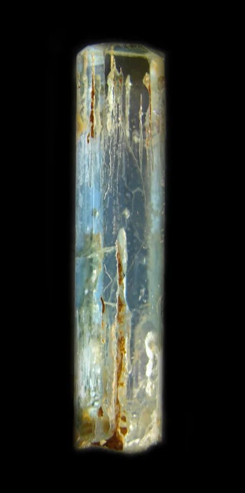 Mineral photo of Beryl (var. aquamarine) from locality Hutag Ull Ord, Mongolia