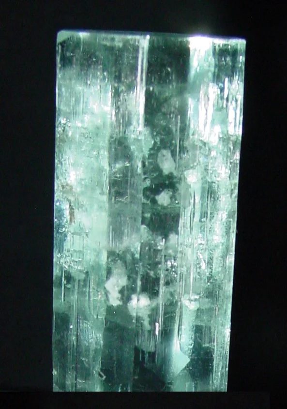 Mineral photo of Beryl (var. aquamarine) from locality Shigar District, Gilgit-Baltistan, Pakistan