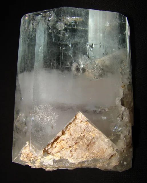 Mineral photo of Beryl (var. aquamarine) from locality Baw Mar, Myanmar