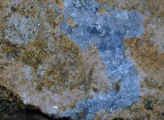 Mineral photo of Celestine from locality Bayan Khushu, Mongolia