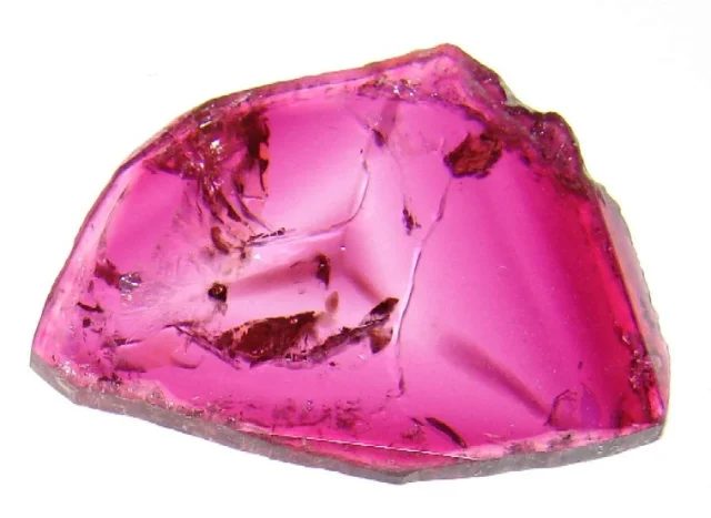 Mineral photo of Elbaite (var. rubellite) from locality Malkhan, Russia
