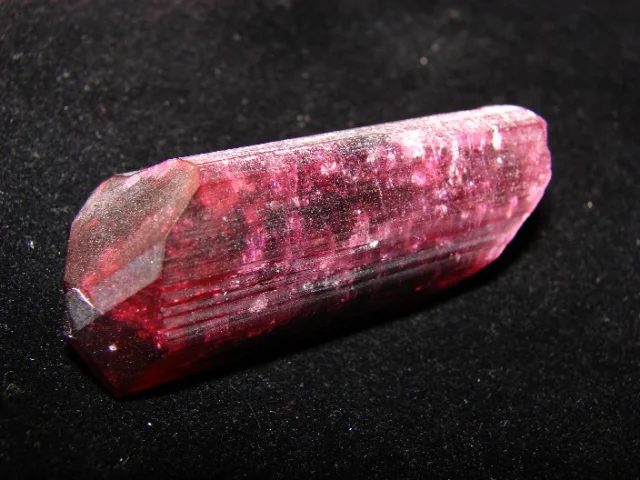 Mineral photo of Elbaite (var. rubellite) from locality Malkhan, Russia