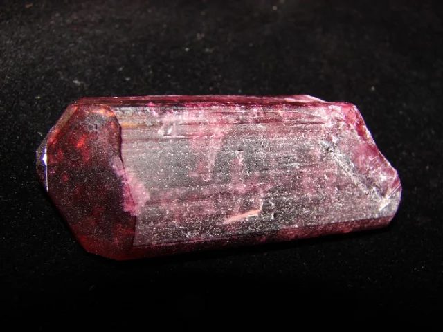 Mineral photo of Elbaite (var. rubellite) from locality Malkhan, Russia