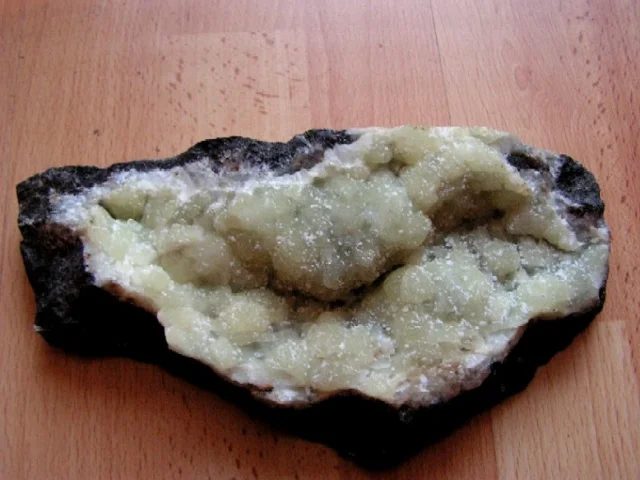 Mineral photo of Prehnite from locality Markovice, Czech Republic