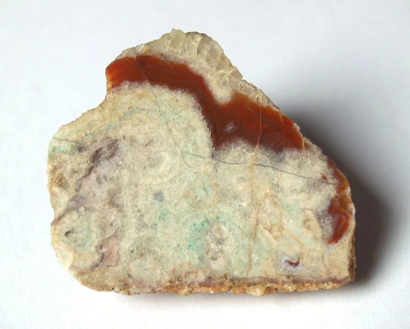 Fluorite, Quartz (var. carneol)