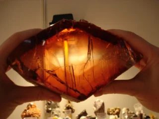 Mineral photo of Topaz from locality Volyň, Ukraine