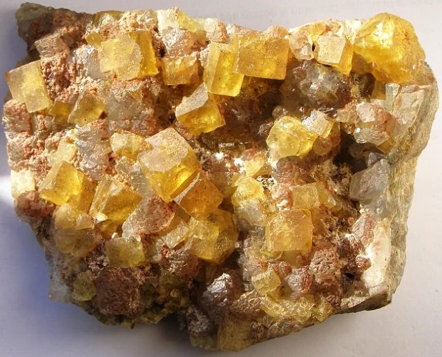 Mineral photo of Fluorite from locality Předklášteří, Dřínová, Czech Republic