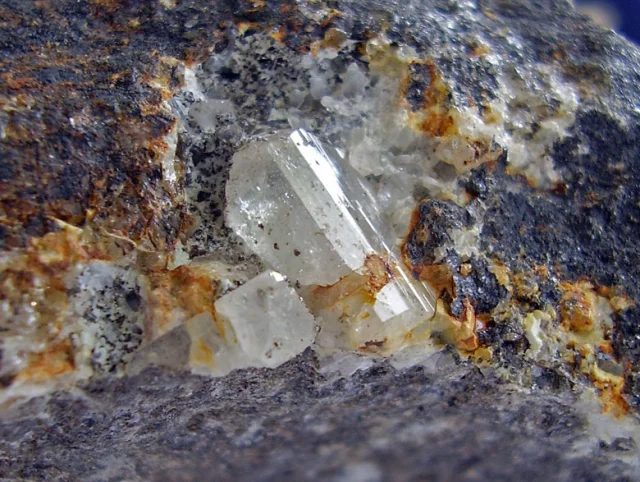Mineral photo of Topaz from locality Krupka, Czech Republic