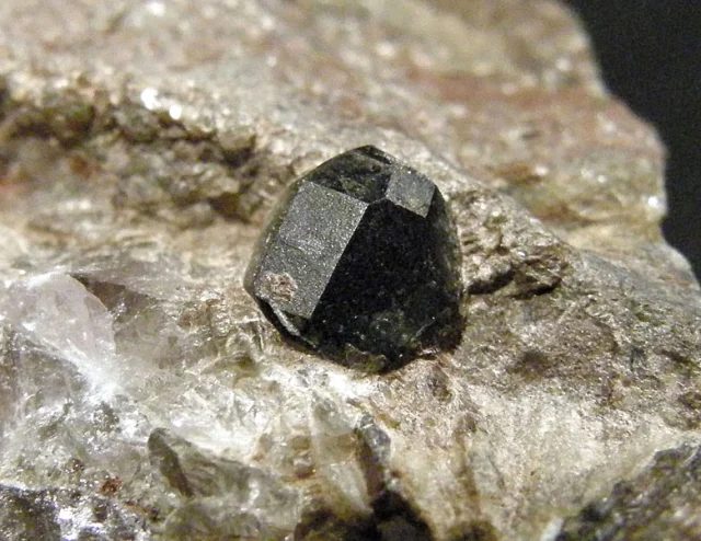 Mineral photo of Cassiterite from locality Krupka, Czech Republic