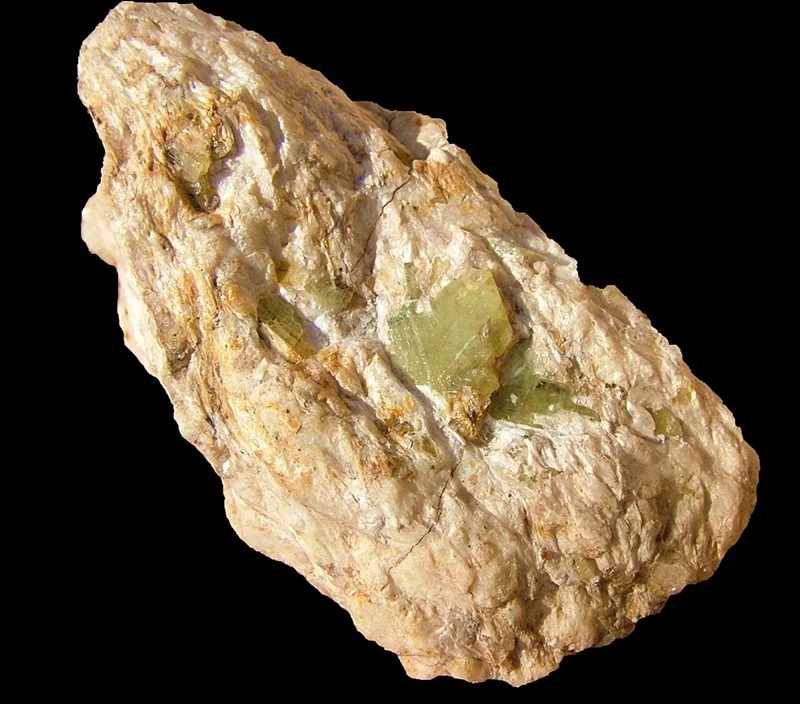Mineral photo of Chrysoberyl from locality Rasovna, Maršíkov, Czech Republic