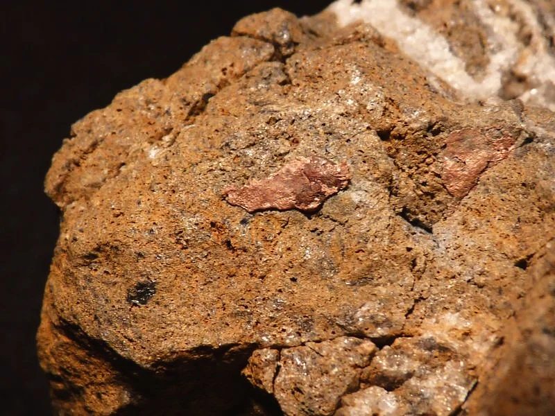 Mineral photo of Copper from locality Borovec, Czech Republic