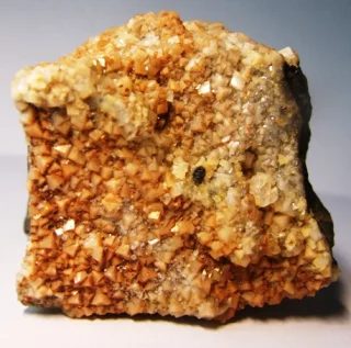 Mineral photo of Dolomite from locality Zbýšov u Brna, důl Jindřich II, Czech Republic