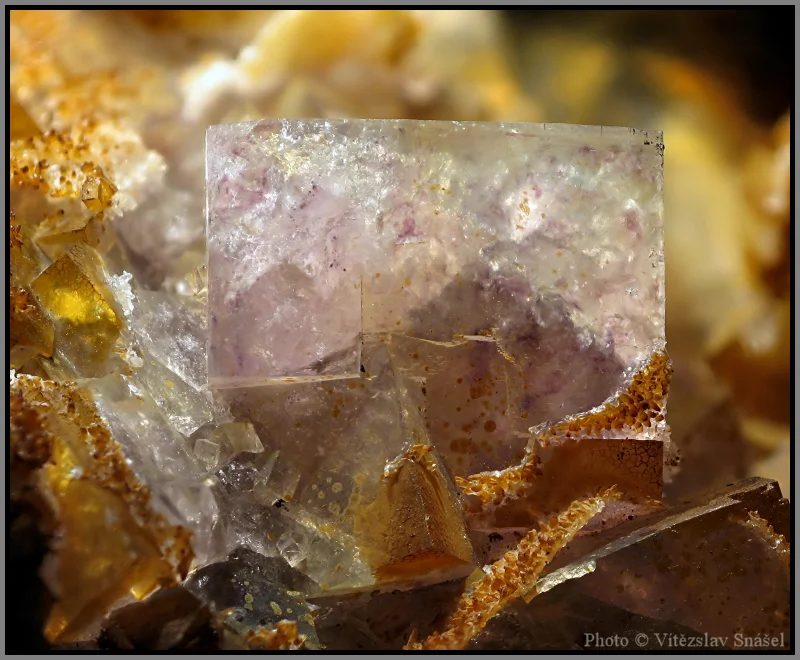 Mineral photo of Fluorite from locality Budjgar, Mongolia