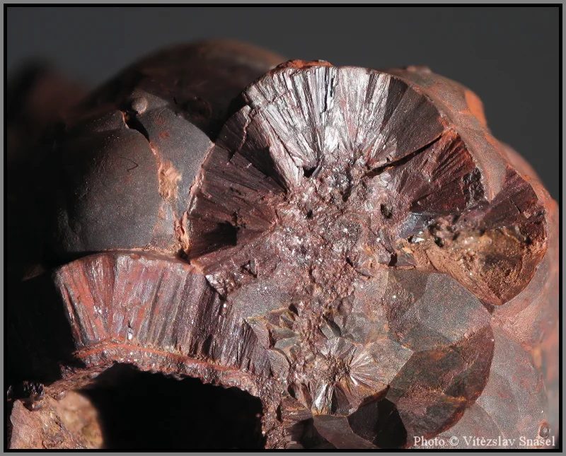 Mineral photo of Hematite from locality Orlické Hory, Czech Republic