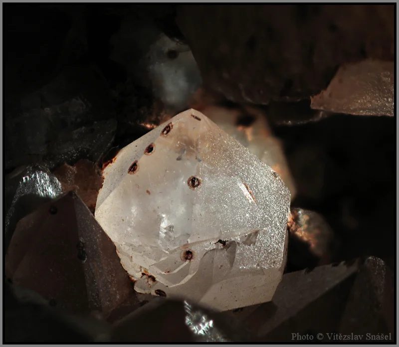 Mineral photo of Quartz from locality Morcinov, Czech Republic