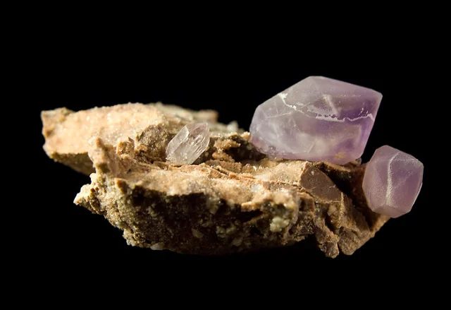Mineral photo of Quartz (var. amethyst) from locality Priozersk, Karagandy, Kazakhstan