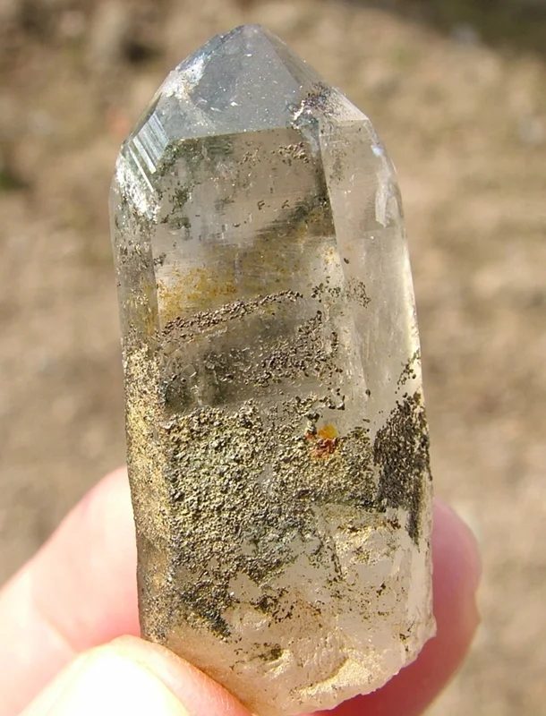 Quartz (var. rock crystal)