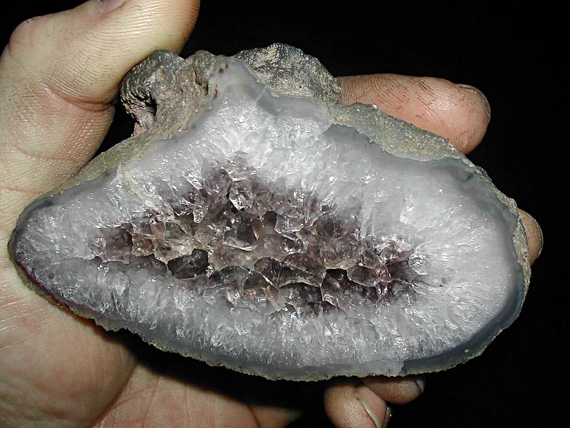 Mineral photo of Quartz (var. smoky) from locality Morcinov, Czech Republic