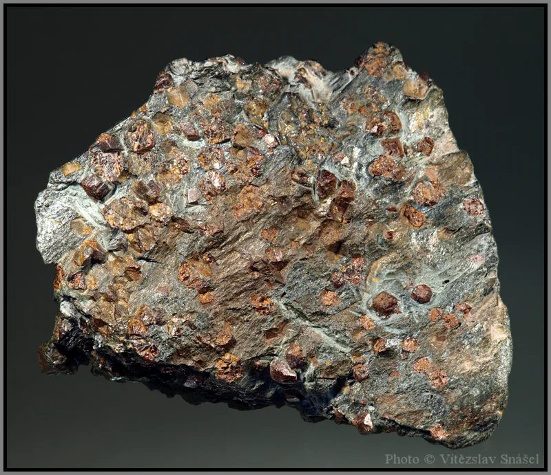 Mineral photo of Almandine from locality Horní Malá Úpa, Czech Republic