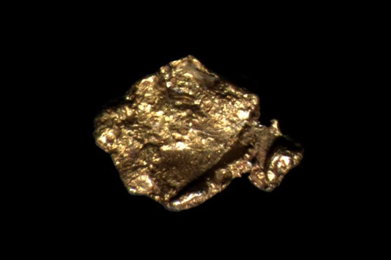 Mineral photo of Gold from locality Otava-Kestřany, Czech Republic