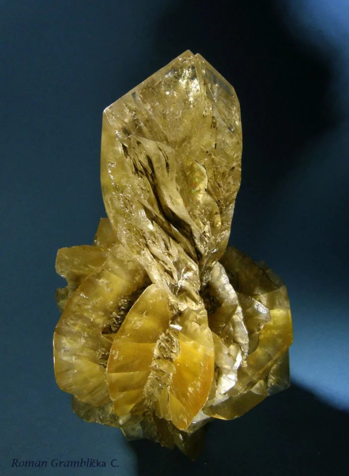 Mineral photo of Gypsum from locality Libouš, Czech Republic