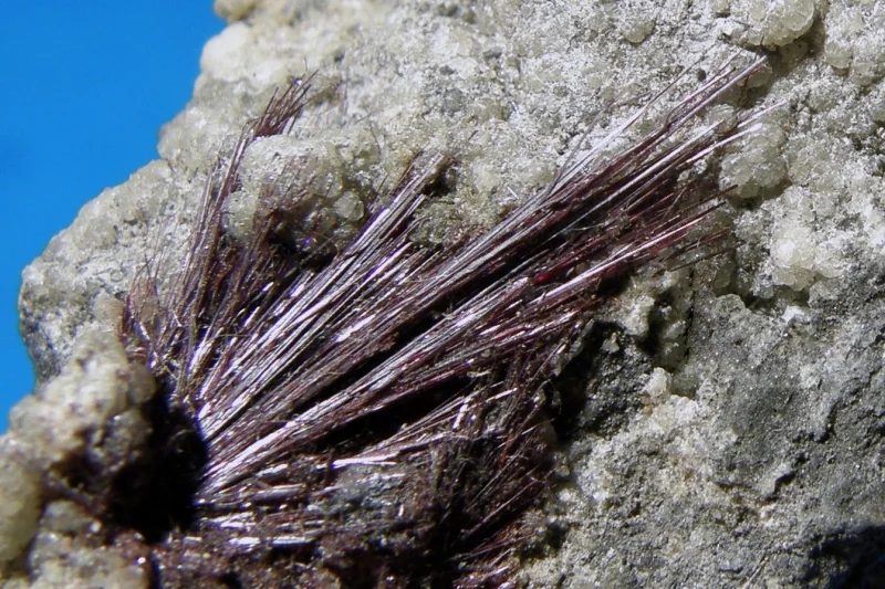 Mineral photo of Kermesite from locality Pezinok, Slovakia