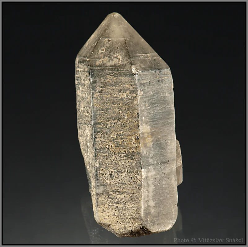 Mineral photo of Quartz (var. morion) from locality Cínovec, Czech Republic
